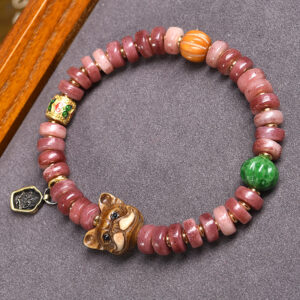 Purple blood pill beads